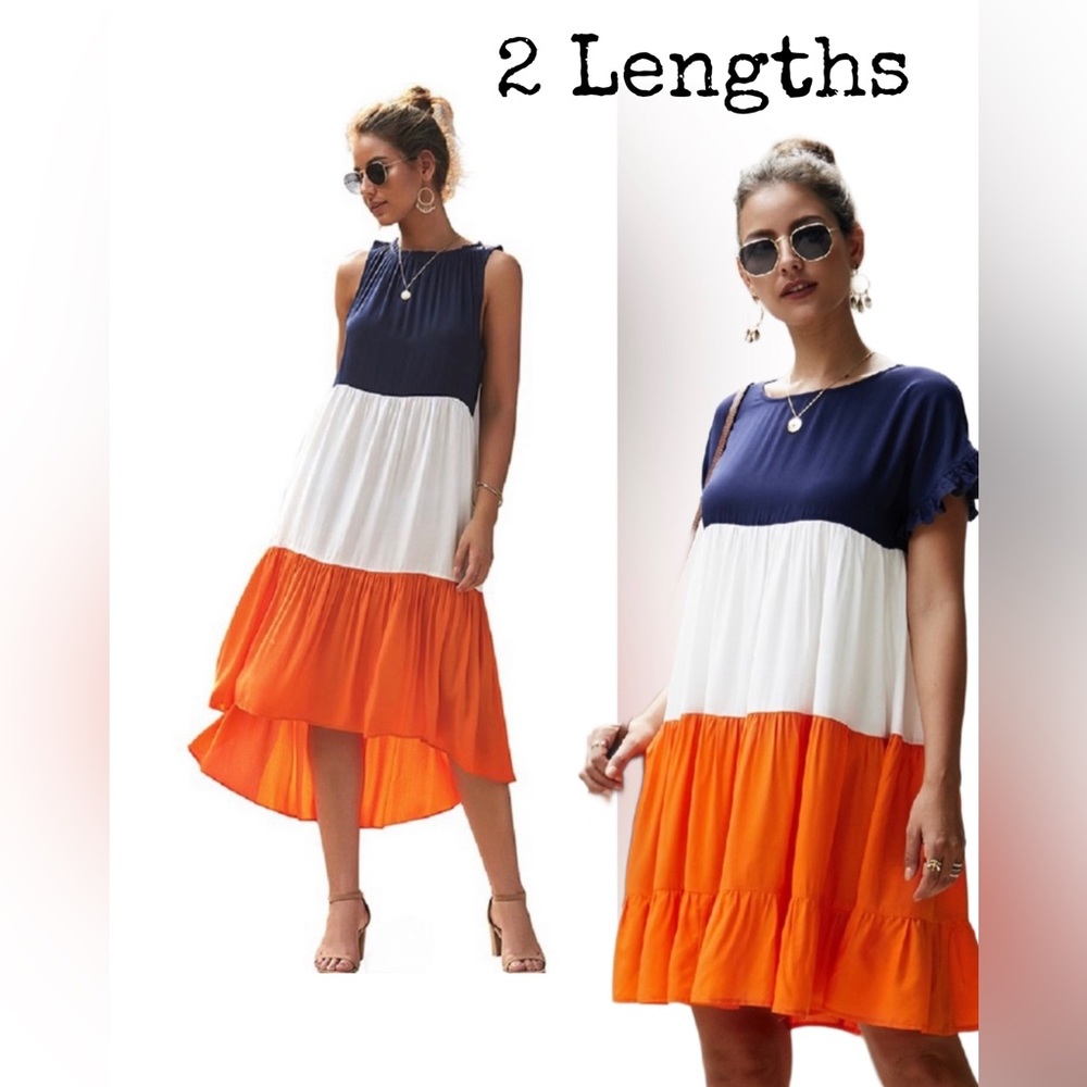 NWT! Colorful Midi & Mini Dresses (Size Small 4-6)